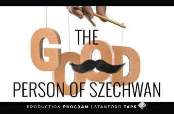 Good Person of Szechwan Production Program