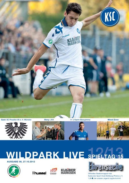 Stadionzeitung 15. Spieltag (KSC - Preußen Münster) - Karlsruher SC