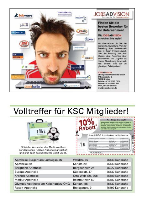 Stadionzeitung 19. Spieltag (KSC - Wehen ... - Karlsruher SC