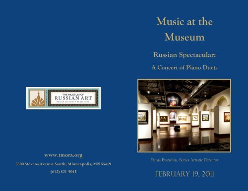 Music at the Museum Russian Spectacular: A Concert of Piano Duets