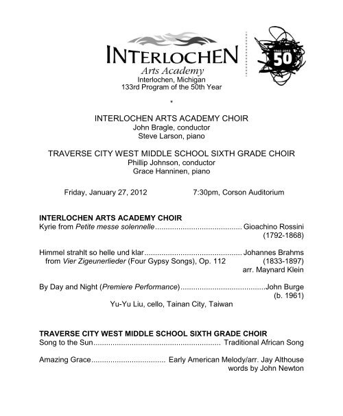 133 Choir with TCWMS 1-27.pdf - Arts Academy High School