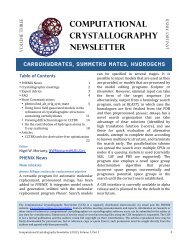 Computational Crystallography Newsletter 2012 January, 5 ... - Phenix