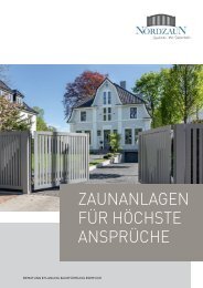 ZAUNANLAGEN FÜR HÖCHSTE ANSPRÜCHE