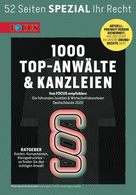 FOCUS RECHT SPEZIAL 2020_Vorschau