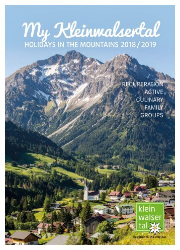 Mein Kleinwalsertal - HOLIDAYS IN THE MOUNTAINS 2018/2019