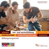 Bildungswegweiser Landeshauptstadt Magdeburg 2020/21