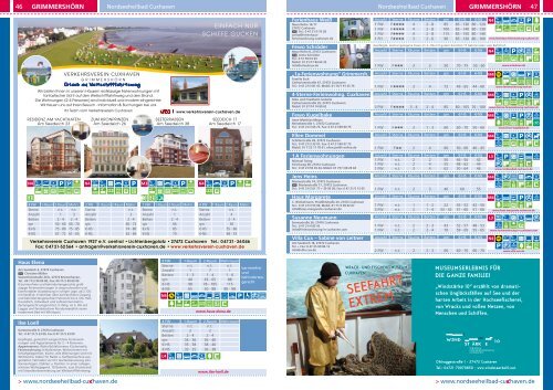 Urlaubsmagazin Cuxhaven 2021 Quartiere