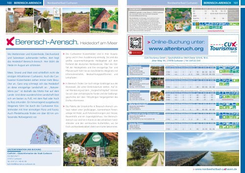 Urlaubsmagazin Cuxhaven 2021 Quartiere