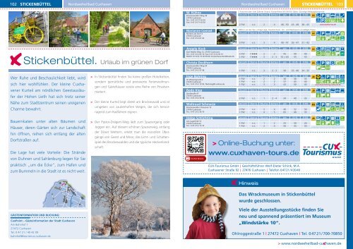 Urlaubsmagazin Cuxhaven 2021 Quartiere