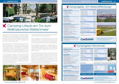 Urlaubsmagazin Cuxhaven 2021 Quartiere