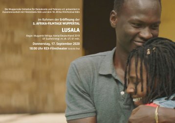 Opening 5. Afrika-Filmtage Wuppertal, Auftaktfilm: LUSALA