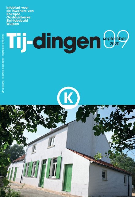 Infoblad Tij-dingen, editie september 2020
