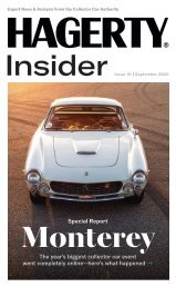 Hagerty Insider issue 10: Charting the changes in the auction world
