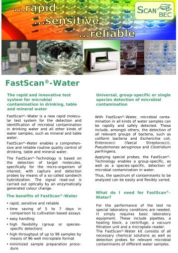 FastScan®-Water - Scanbec GmbH