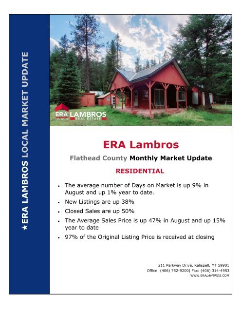 Flathead County Residential Update - August 2020