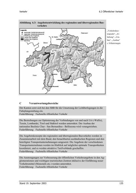 Landschaft - Richtplan Graubünden - Kanton Graubünden