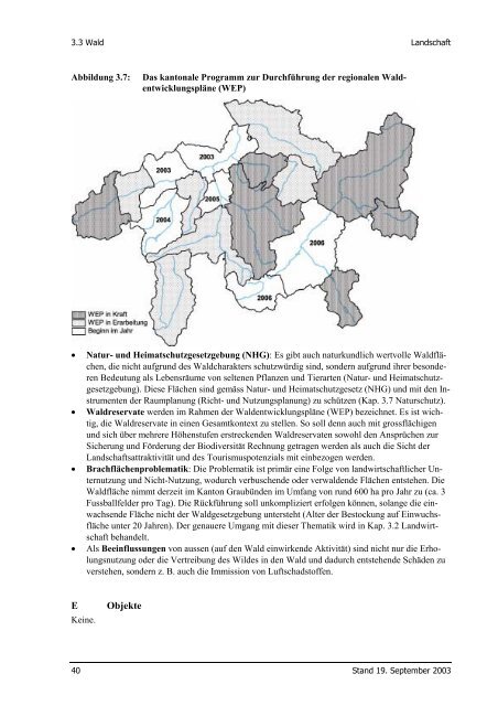 Landschaft - Richtplan Graubünden - Kanton Graubünden