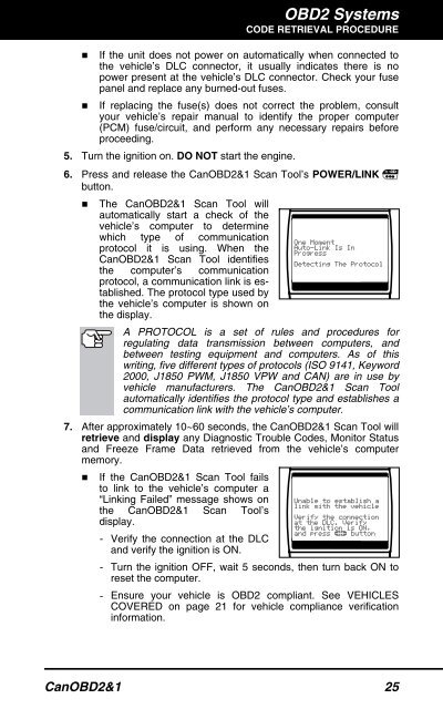 CanOBD2&1 Scan Tool - Sears