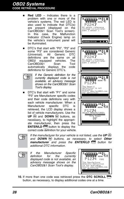 CanOBD2&1 Scan Tool - Sears