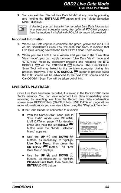 CanOBD2&1 Scan Tool - Sears