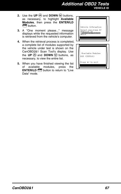 CanOBD2&1 Scan Tool - Sears