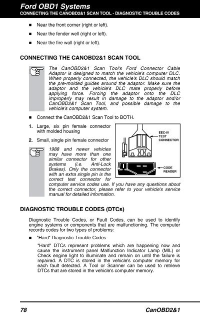 CanOBD2&1 Scan Tool - Sears