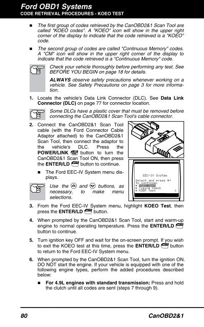 CanOBD2&1 Scan Tool - Sears