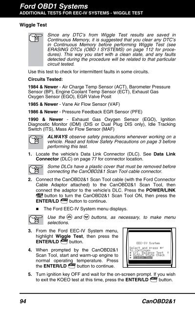 CanOBD2&1 Scan Tool - Sears