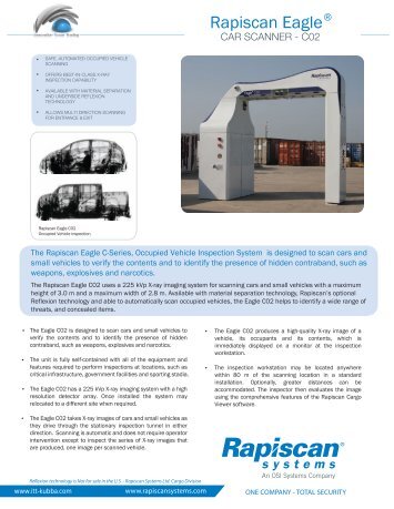 Rapiscan Systems Eagle Car Scanner CO2 New Info - ITT-Kubba