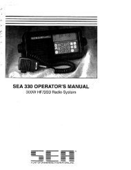 SEA 330 HF SSB Operator's Manual - HAManuals