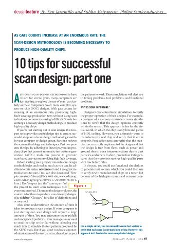 10 tips for successful scan design: part one - EDN