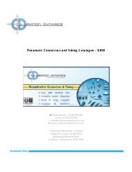 Pneumatic Connectors and Tubing Catalogue - Calibration Dynamics