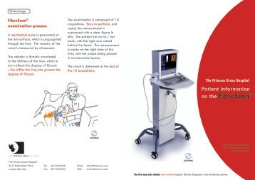 Patient information for Fibroscan