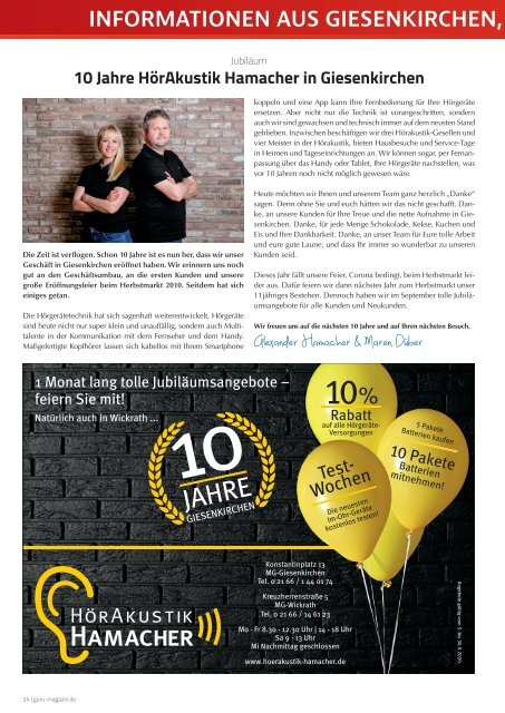 GURU Magazin, Ausgabe September 2020