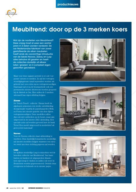 Interior Business Magazine 14 - Meubelhart Beusichem special