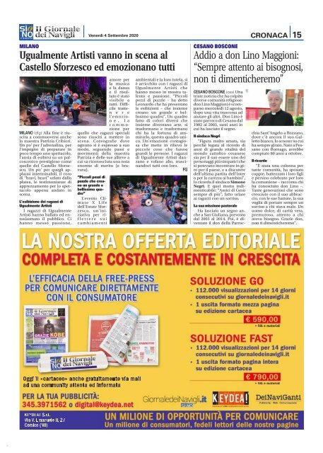 Giornale dei Navigli n. 30 - 4 settembre 2020