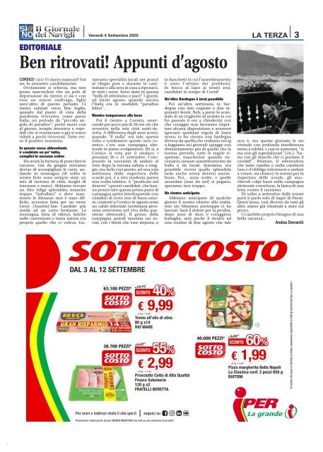 Giornale dei Navigli n. 30 - 4 settembre 2020