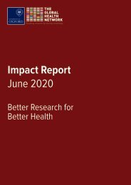 The Global Health Network Impact Report 2020