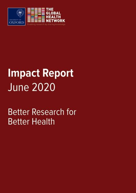 The Global Health Network Impact Report 2020