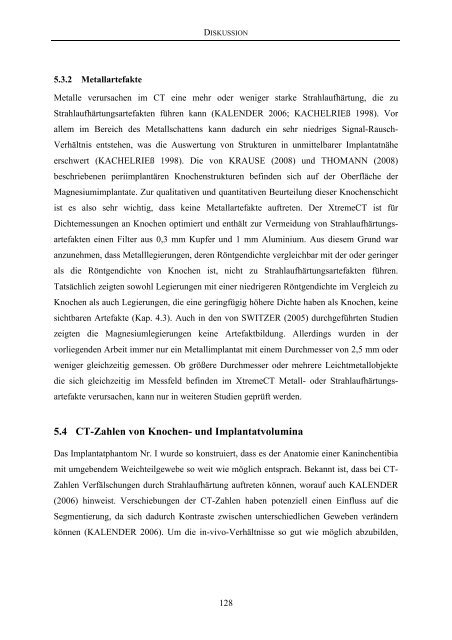 Tierärztliche Hochschule Hannover Entwicklung von Methoden zur ...