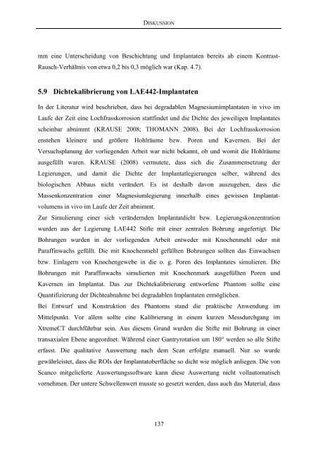 Tierärztliche Hochschule Hannover Entwicklung von Methoden zur ...