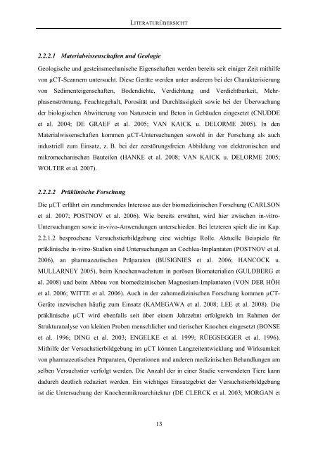 Tierärztliche Hochschule Hannover Entwicklung von Methoden zur ...