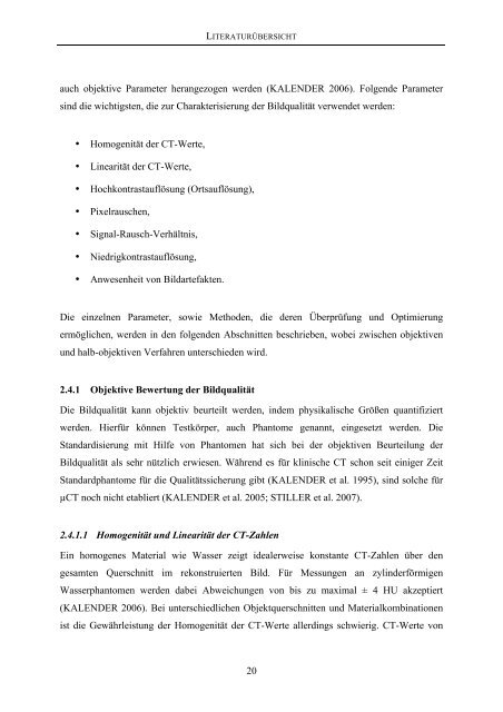 Tierärztliche Hochschule Hannover Entwicklung von Methoden zur ...