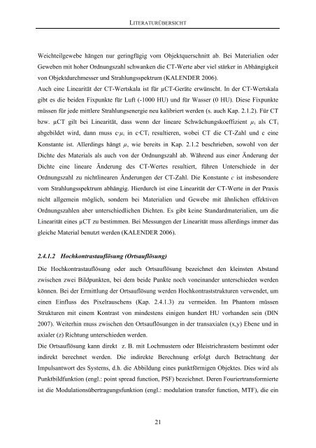 Tierärztliche Hochschule Hannover Entwicklung von Methoden zur ...