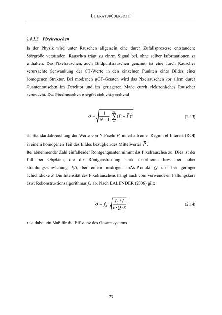 Tierärztliche Hochschule Hannover Entwicklung von Methoden zur ...