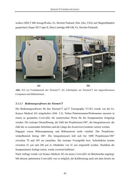 Tierärztliche Hochschule Hannover Entwicklung von Methoden zur ...