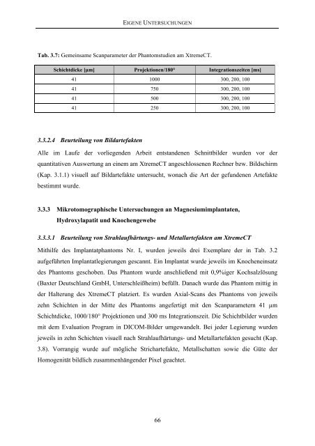 Tierärztliche Hochschule Hannover Entwicklung von Methoden zur ...