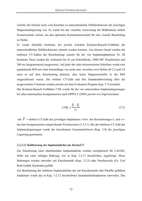 Tierärztliche Hochschule Hannover Entwicklung von Methoden zur ...