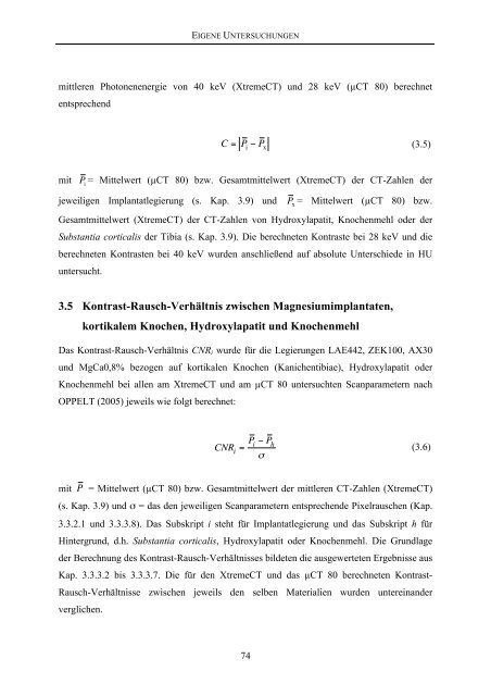 Tierärztliche Hochschule Hannover Entwicklung von Methoden zur ...