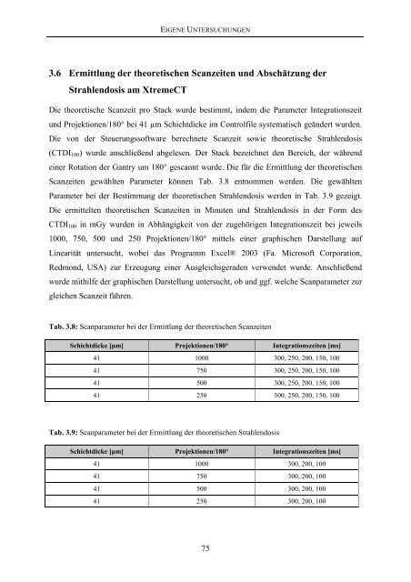 Tierärztliche Hochschule Hannover Entwicklung von Methoden zur ...